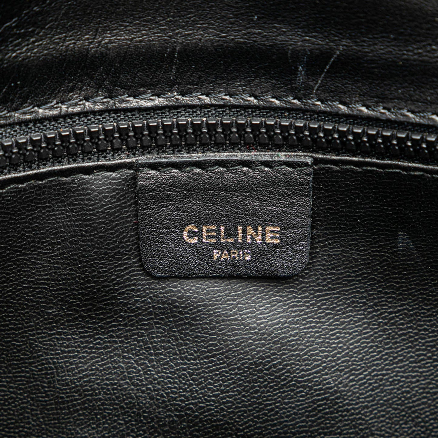 Celine Leather Crossbody Black