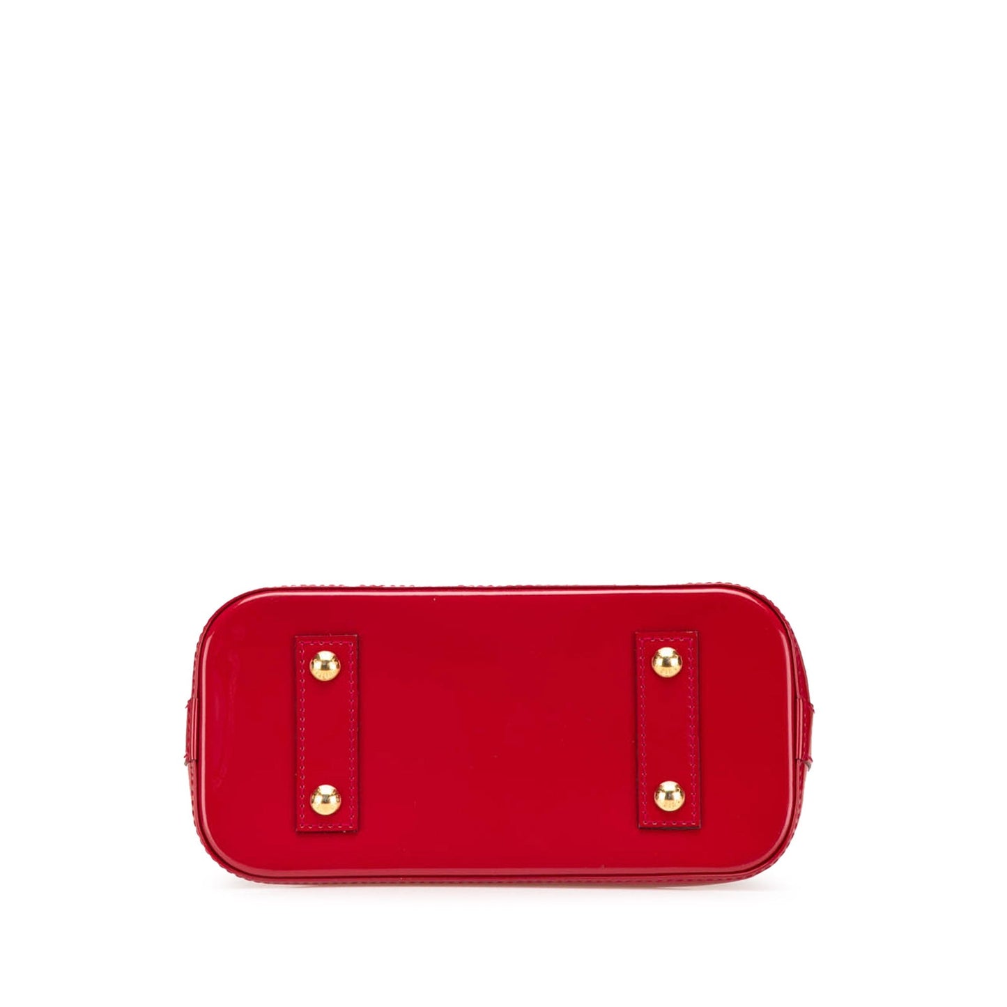 Louis Vuitton Monogram Vernis Alma BB Red
