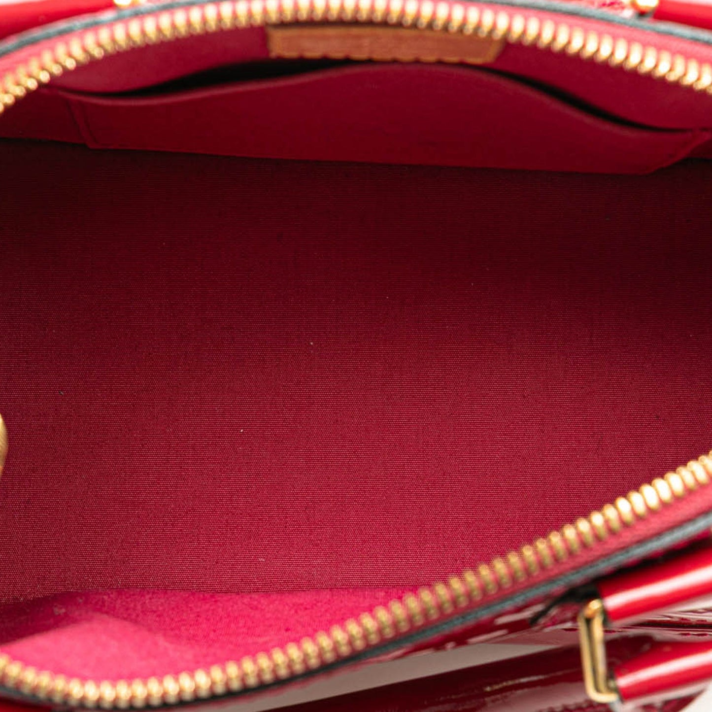 Louis Vuitton Monogram Vernis Alma BB Red