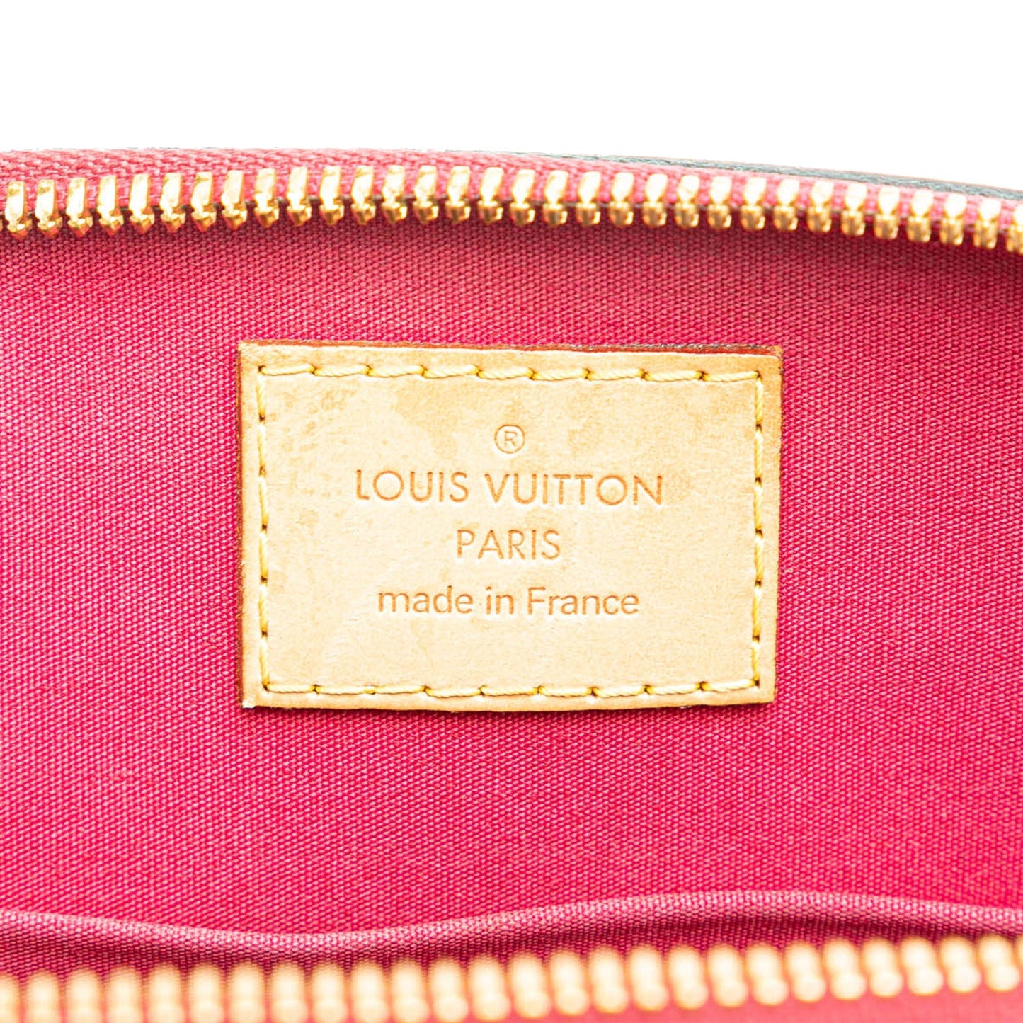 Louis Vuitton Monogram Vernis Alma BB Red