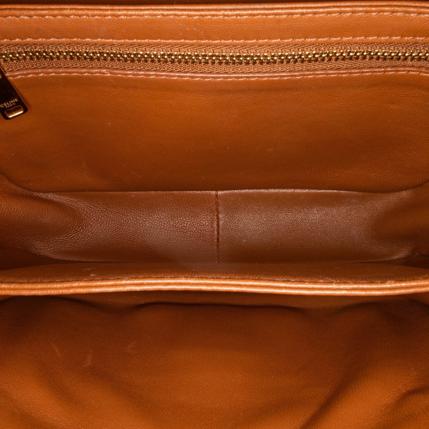 Celine Teen Coated Canvas Triomphe Crossbody Brown