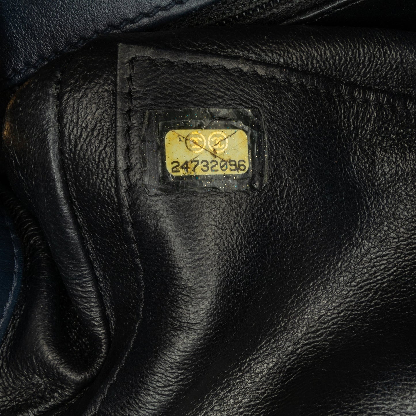 Chanel Small Bicolor Caviar CC Filigree Flap Blue