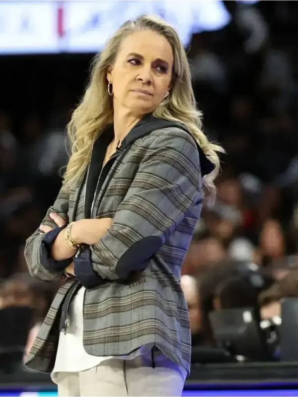 Finals Playoffs 2025 Becky Hammon Plaid Blazer