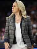 Finals Playoffs 2025 Becky Hammon Plaid Blazer