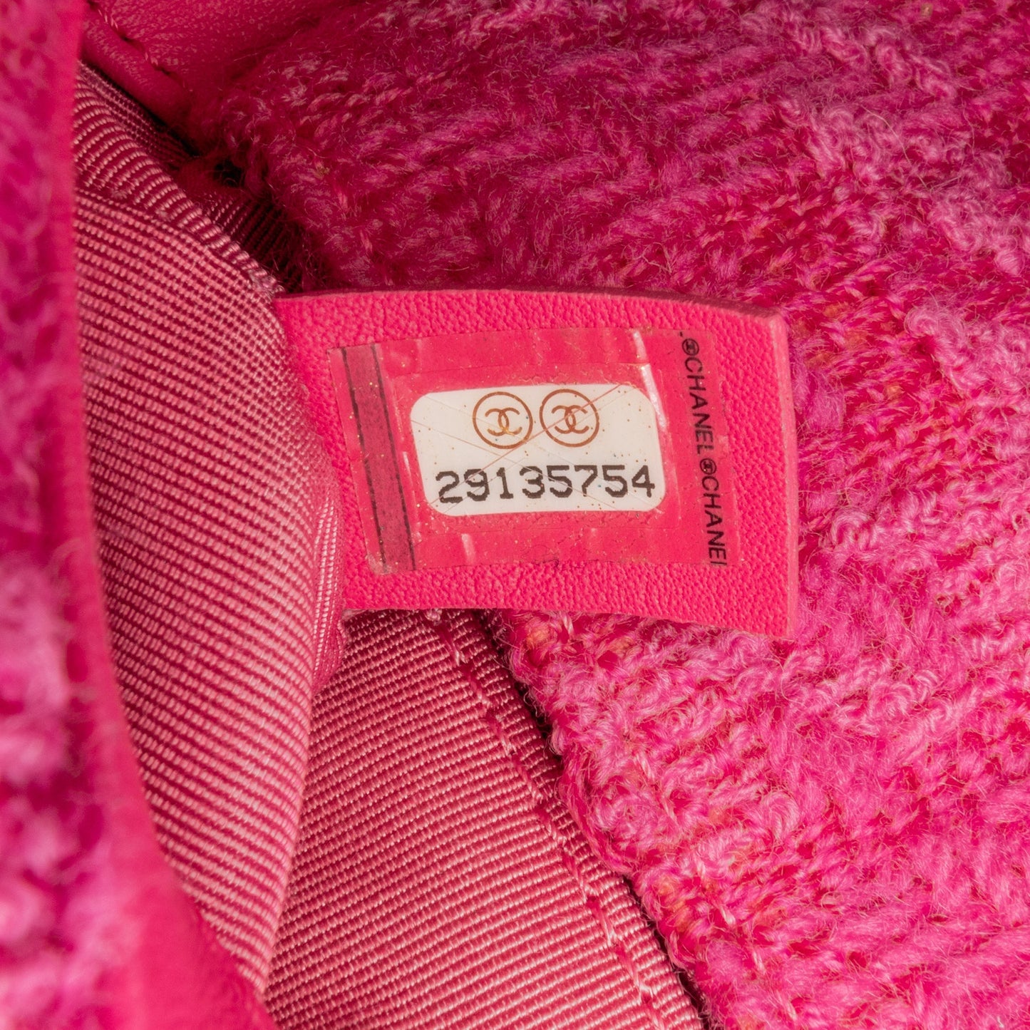 Chanel Tweed 19 Belt Bag Pink