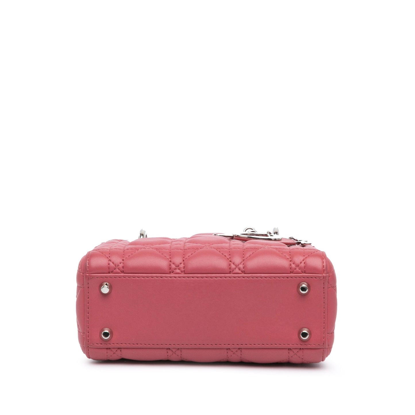 Dior Mini Lambskin Cannage Lady Dior Pink