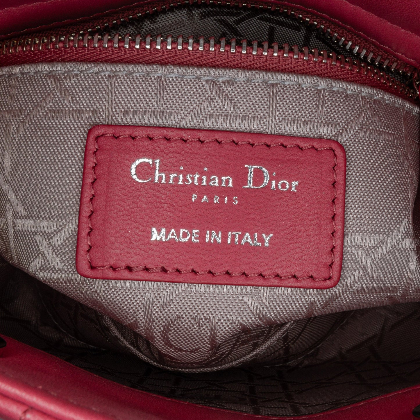 Dior Mini Lambskin Cannage Lady Dior Pink