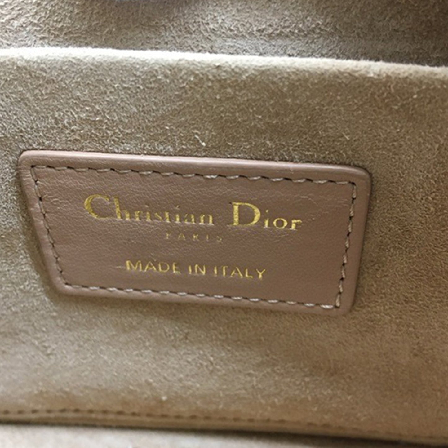 Dior Small DiorTravel Vanity Bag Brown