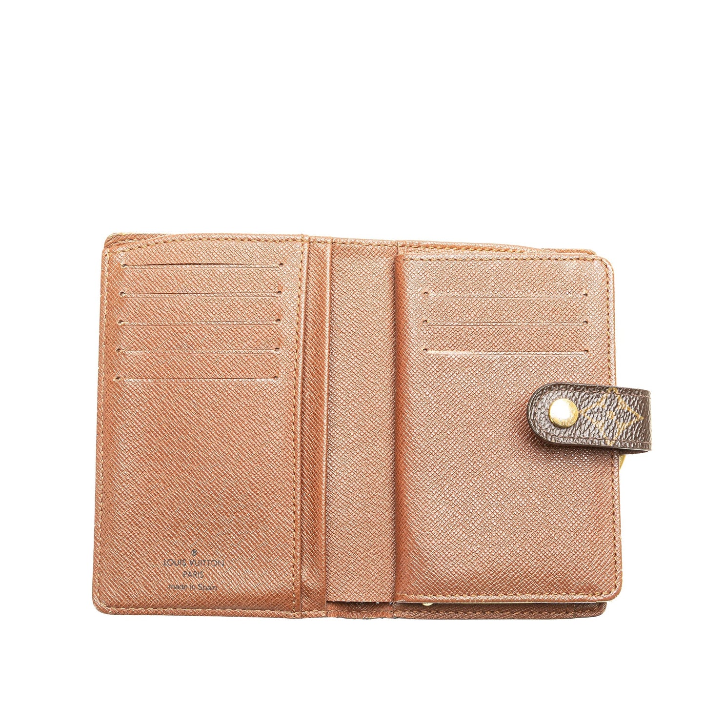 Louis Vuitton Monogram Porte Monnaie Billets Viennois Brown