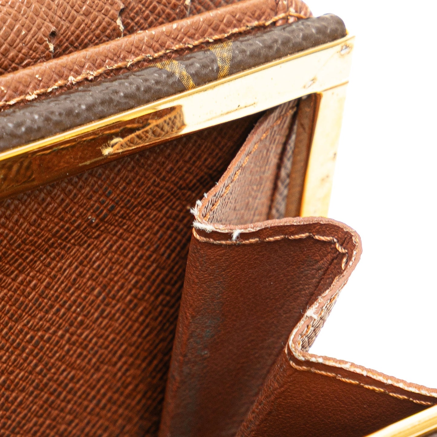 Louis Vuitton Monogram Porte Monnaie Billets Viennois Brown