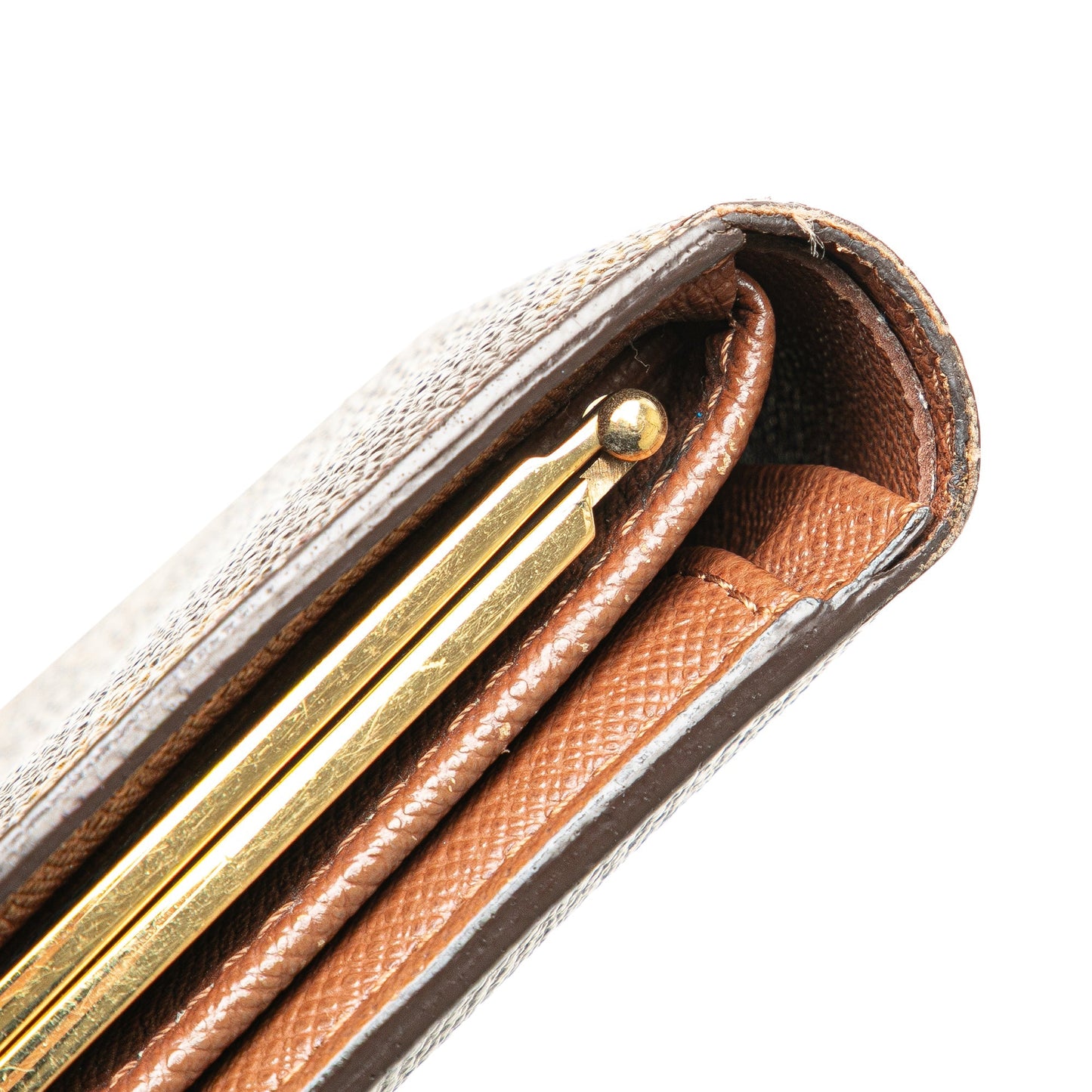 Louis Vuitton Monogram Porte Monnaie Billets Viennois Brown