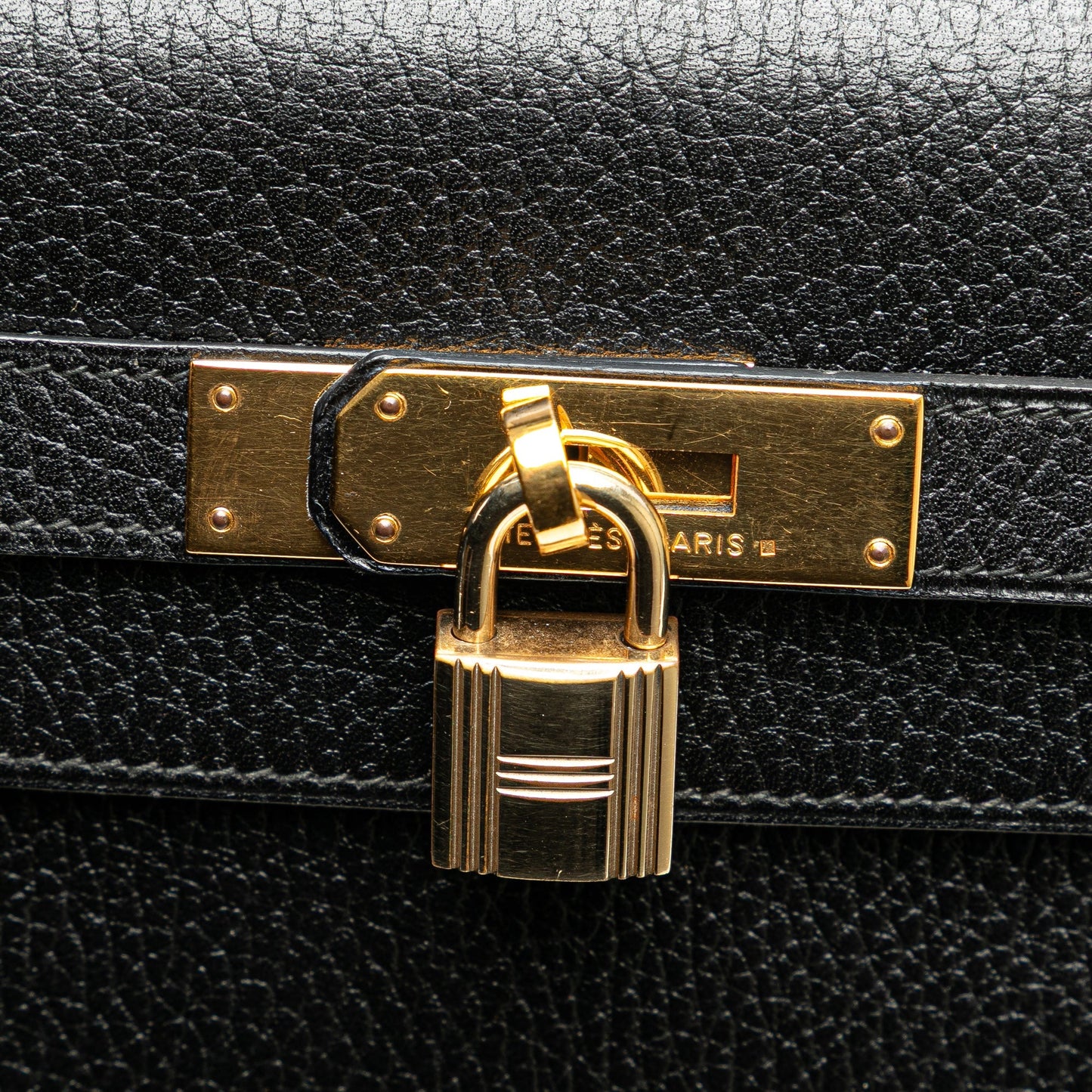 Hermès Ardennes Kelly Sellier 35 Black