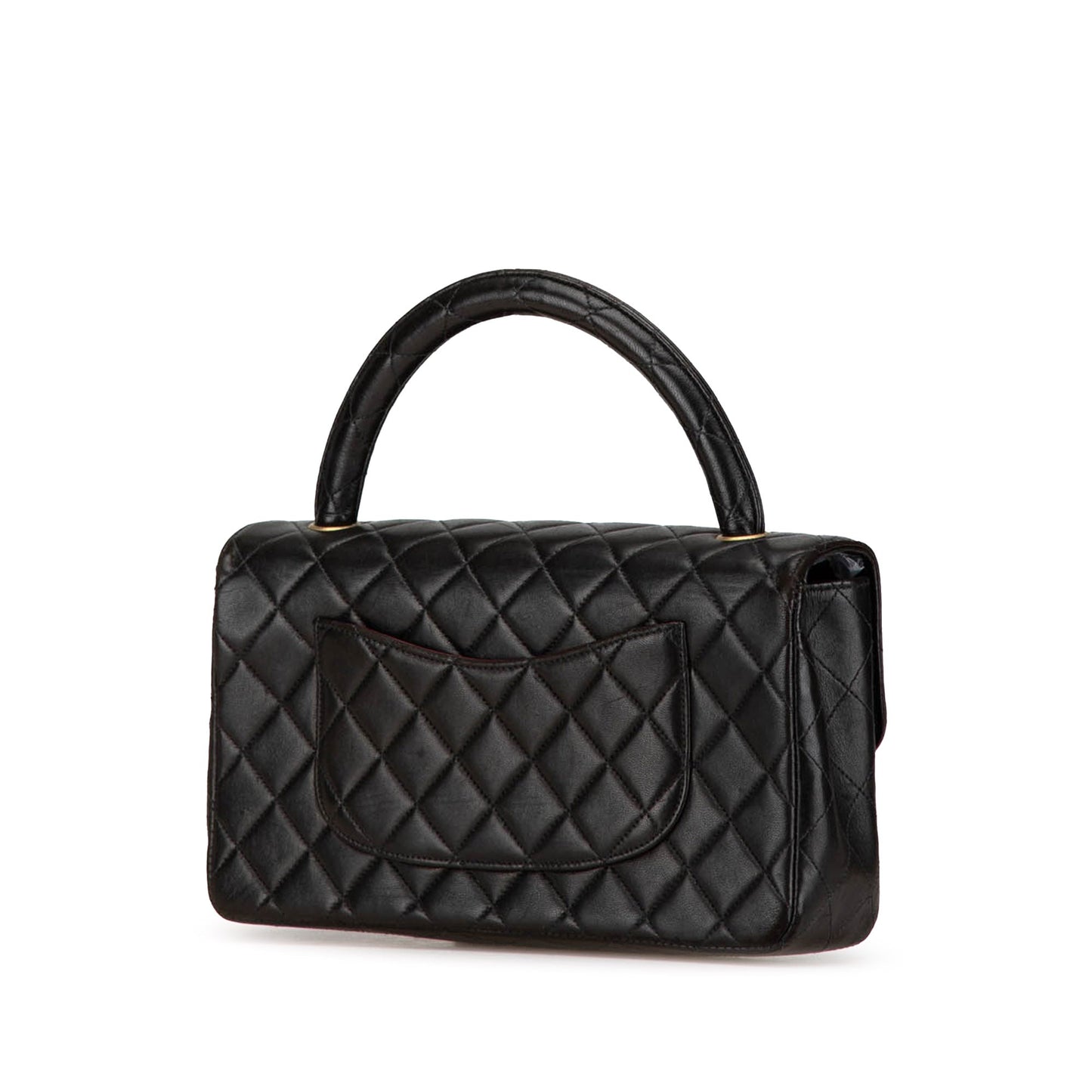 Chanel Medium Classic Lambskin Kelly Flap Black