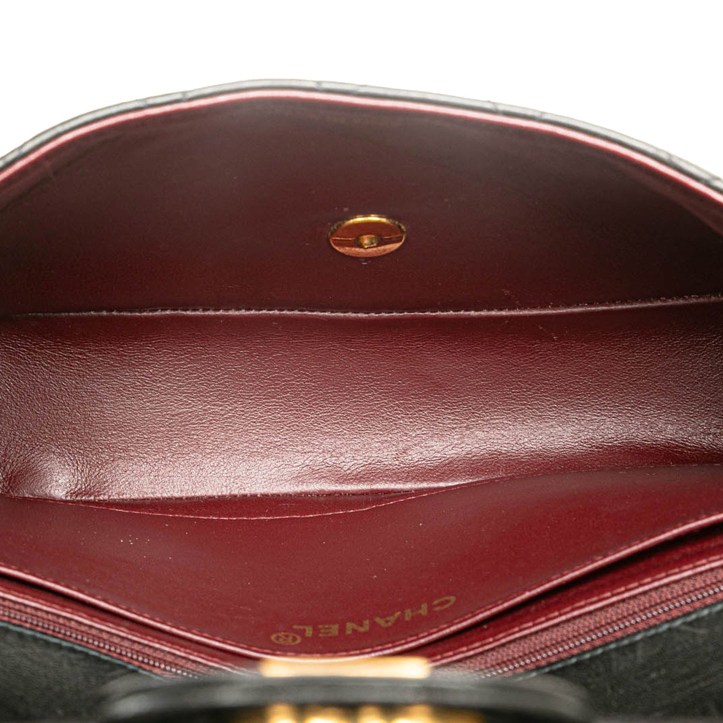 Chanel Medium Classic Lambskin Kelly Flap Bag Black