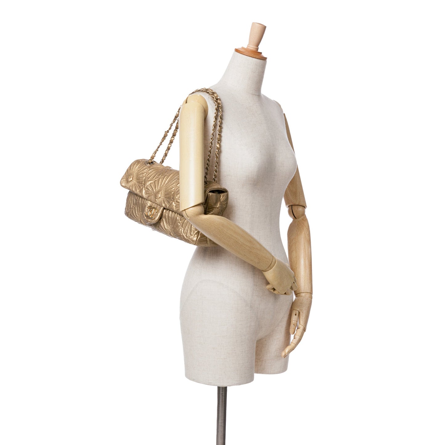 Chanel Quilted Calfskin Ca D'Oro Flap Gold