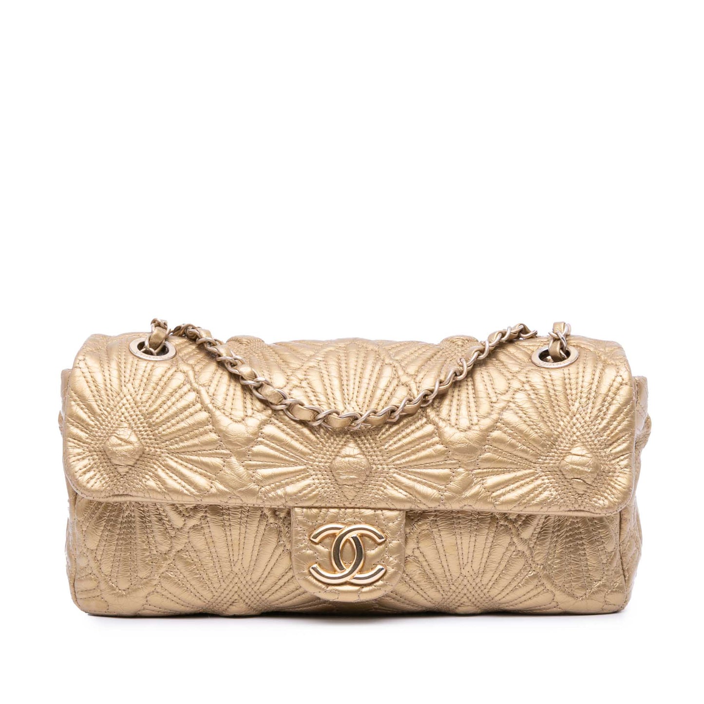 Chanel Quilted Calfskin Ca D'Oro Flap Gold