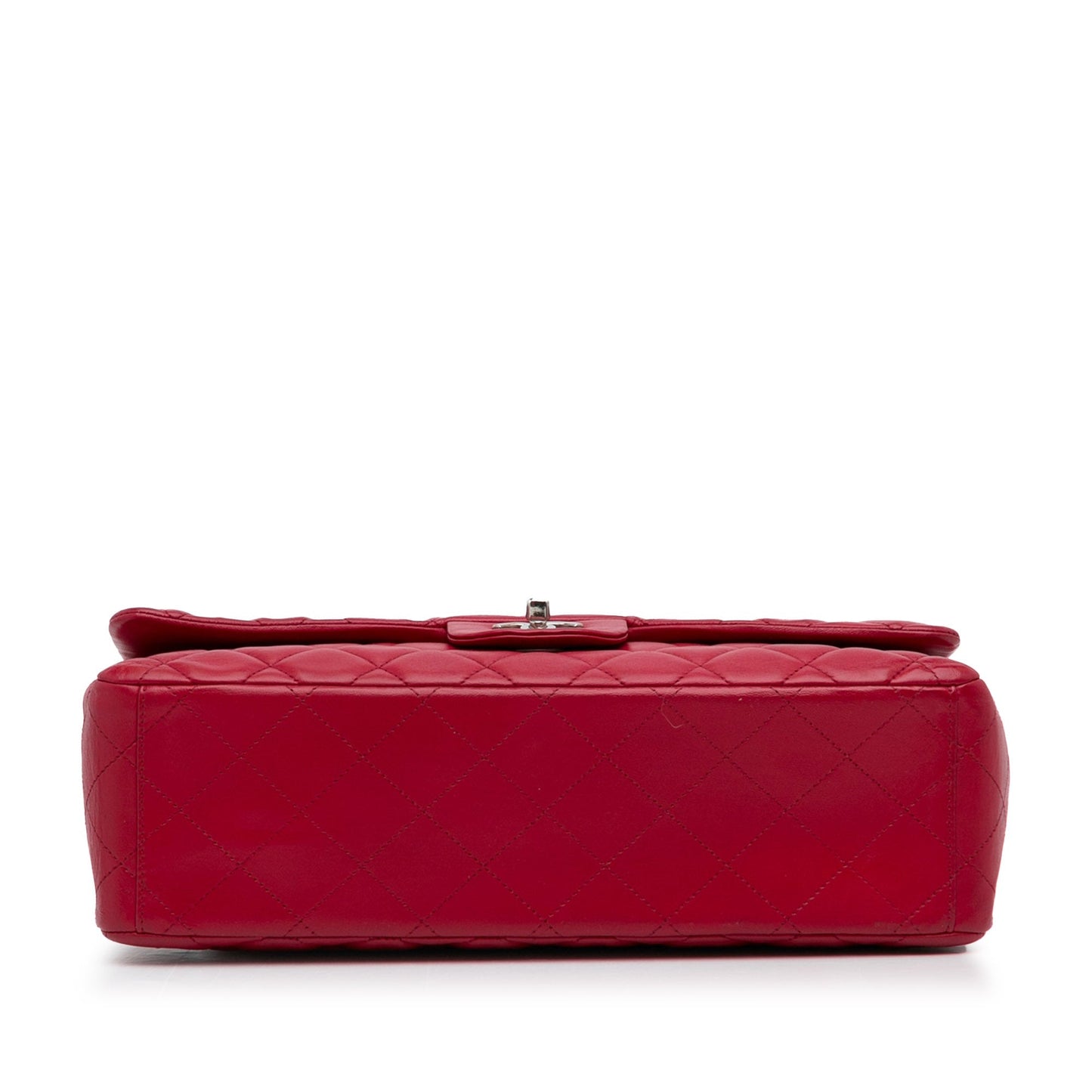 Chanel Maxi Classic Lambskin Single Flap Red