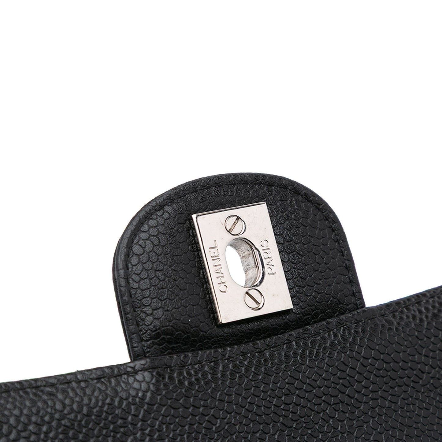 Chanel Medium Classic Caviar Double Flap Black