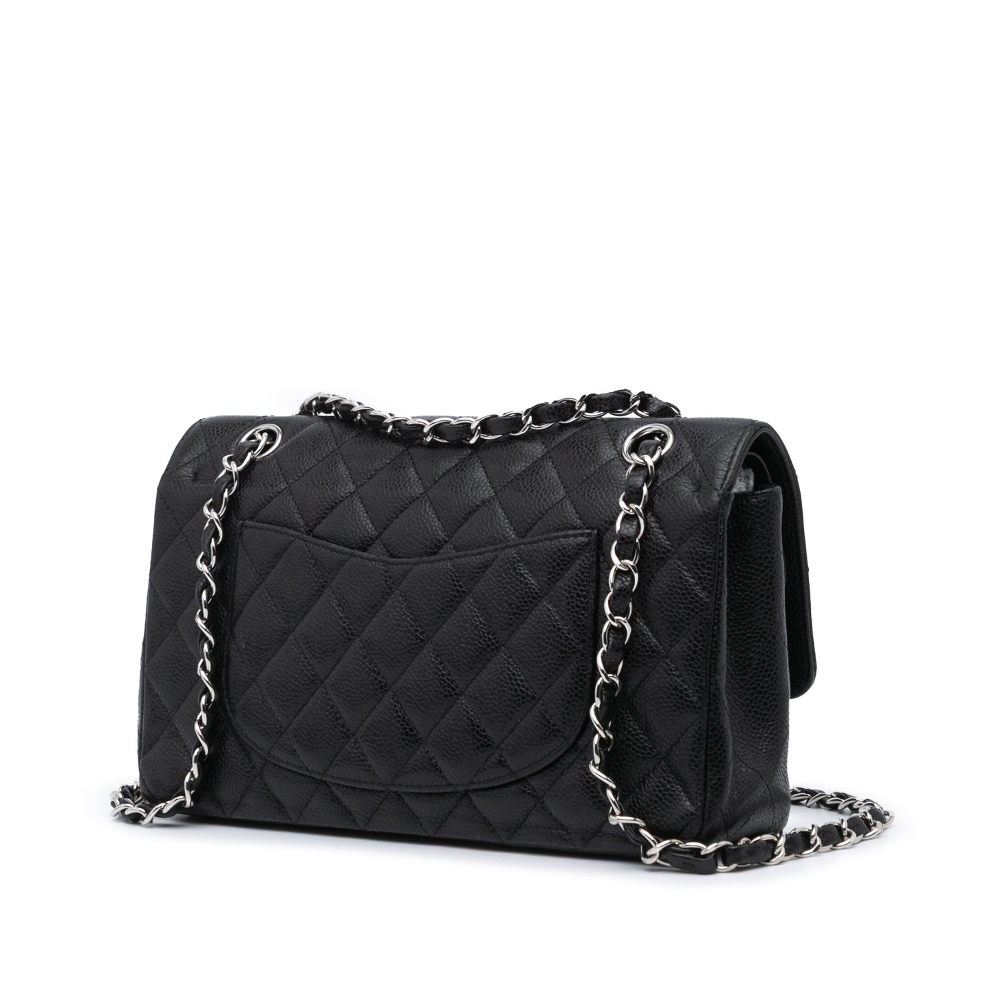 Chanel Medium Classic Caviar Double Flap Black