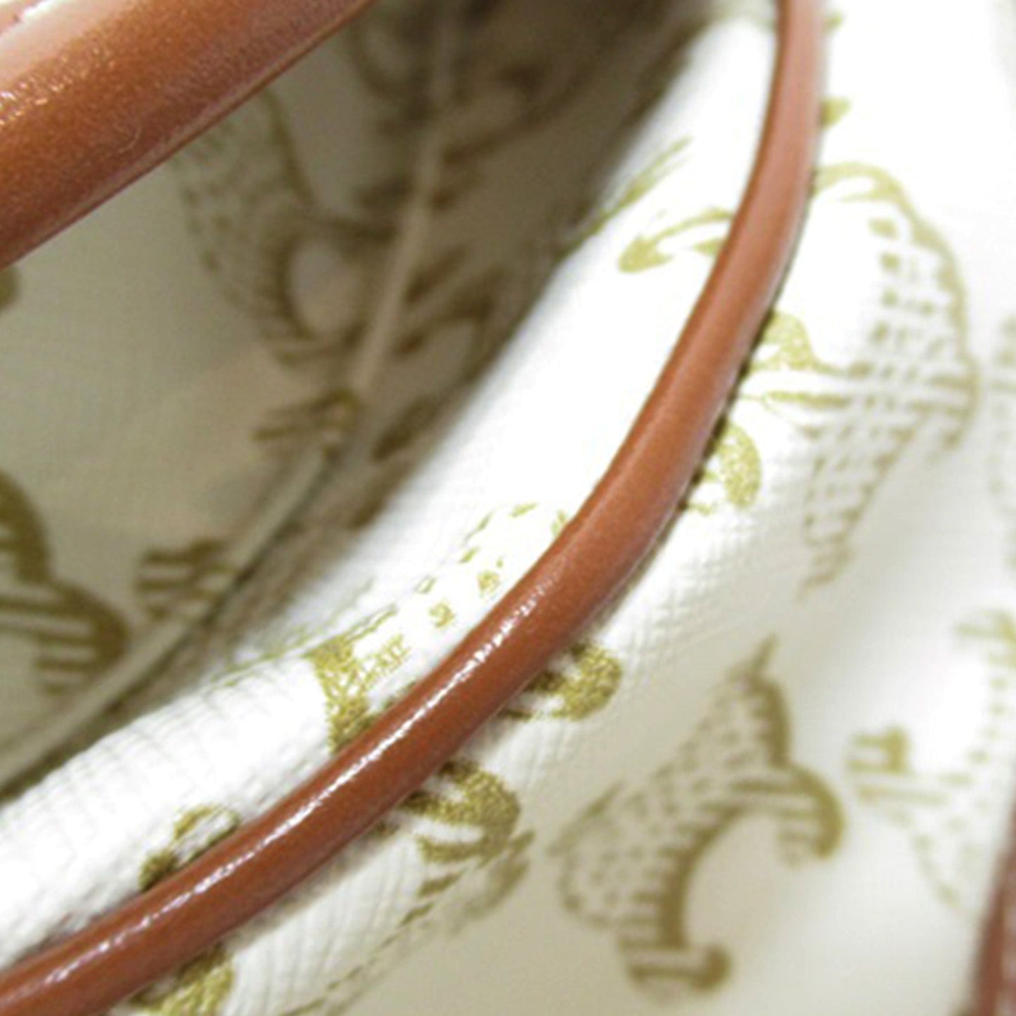 Celine Monogram Triomphe Crossbody White