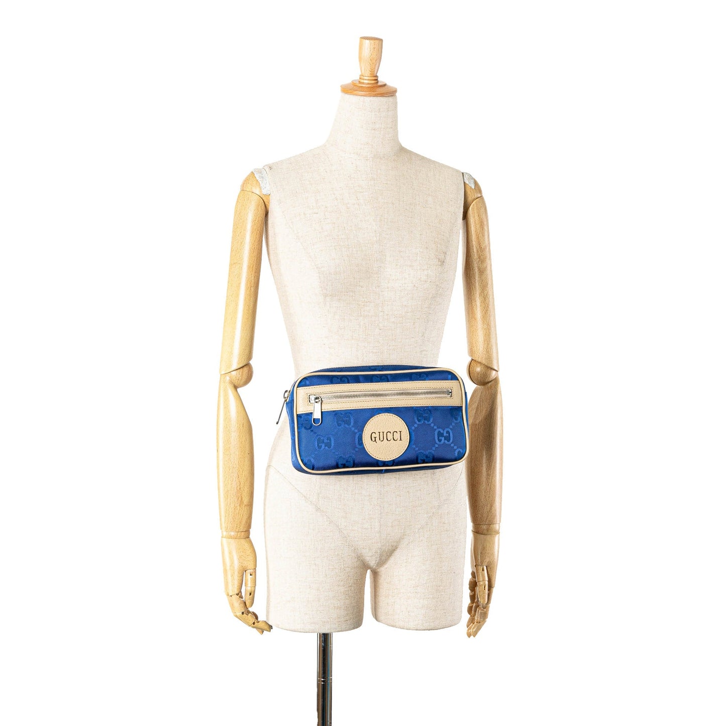 Gucci GG Nylon Off The Grid Belt Bag Blue