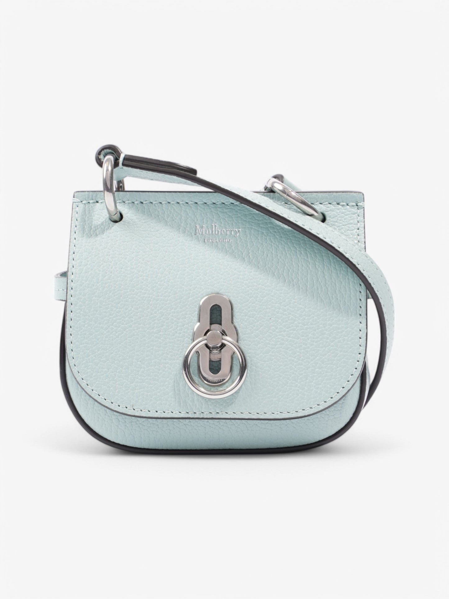 Mulberry Amberley Acrylic Green Goatskin Leather Micro