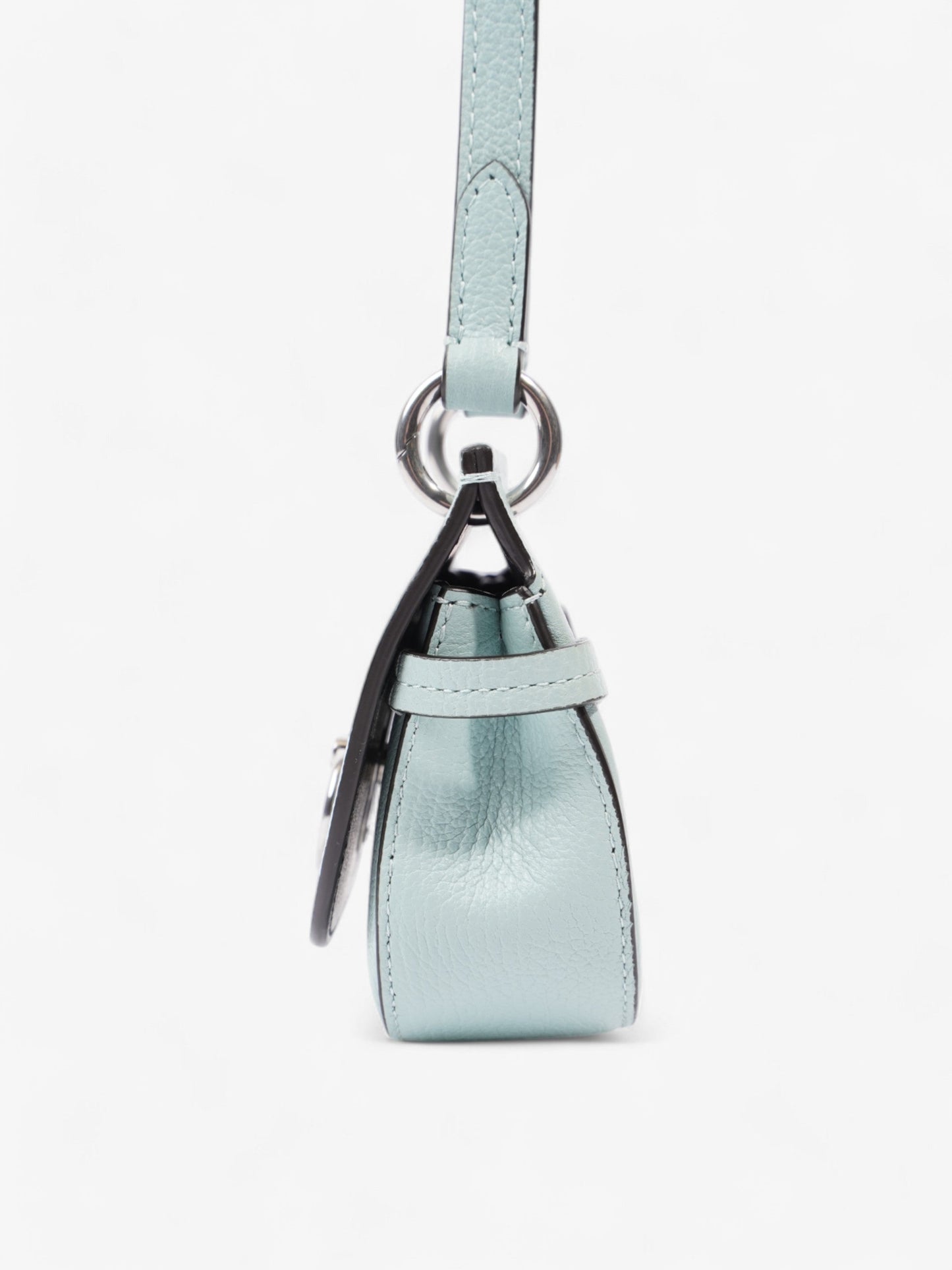 Mulberry Amberley Acrylic Green Goatskin Leather Micro