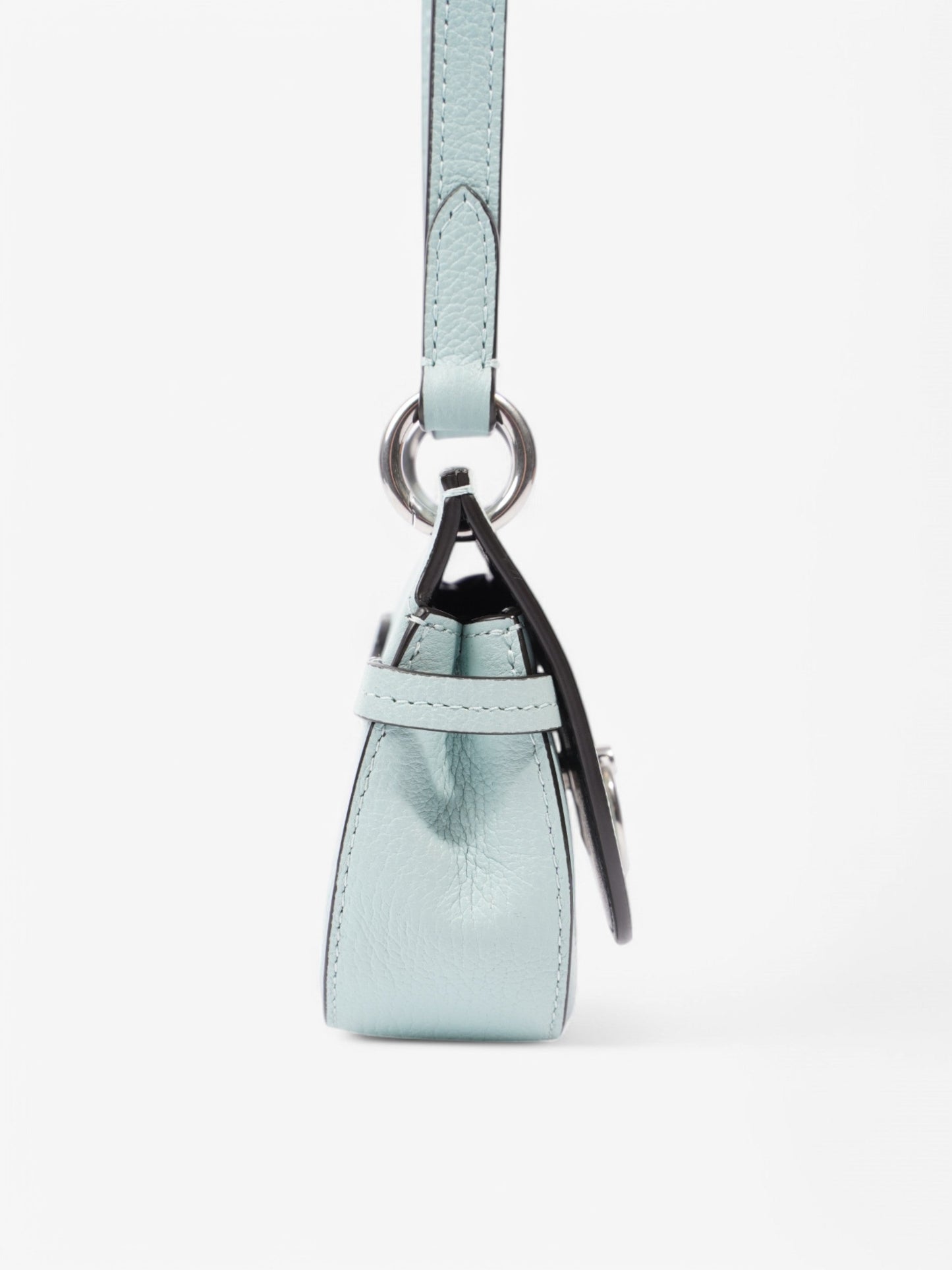 Mulberry Amberley Acrylic Green Goatskin Leather Micro