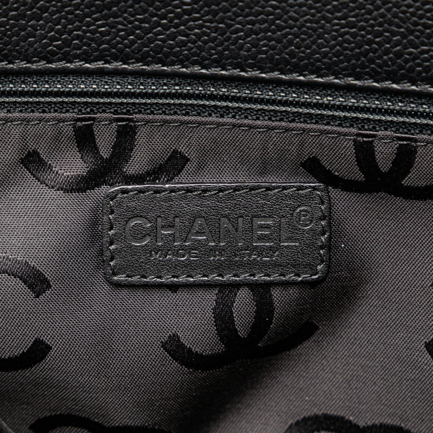 Chanel Caviar Executive Satchel Black