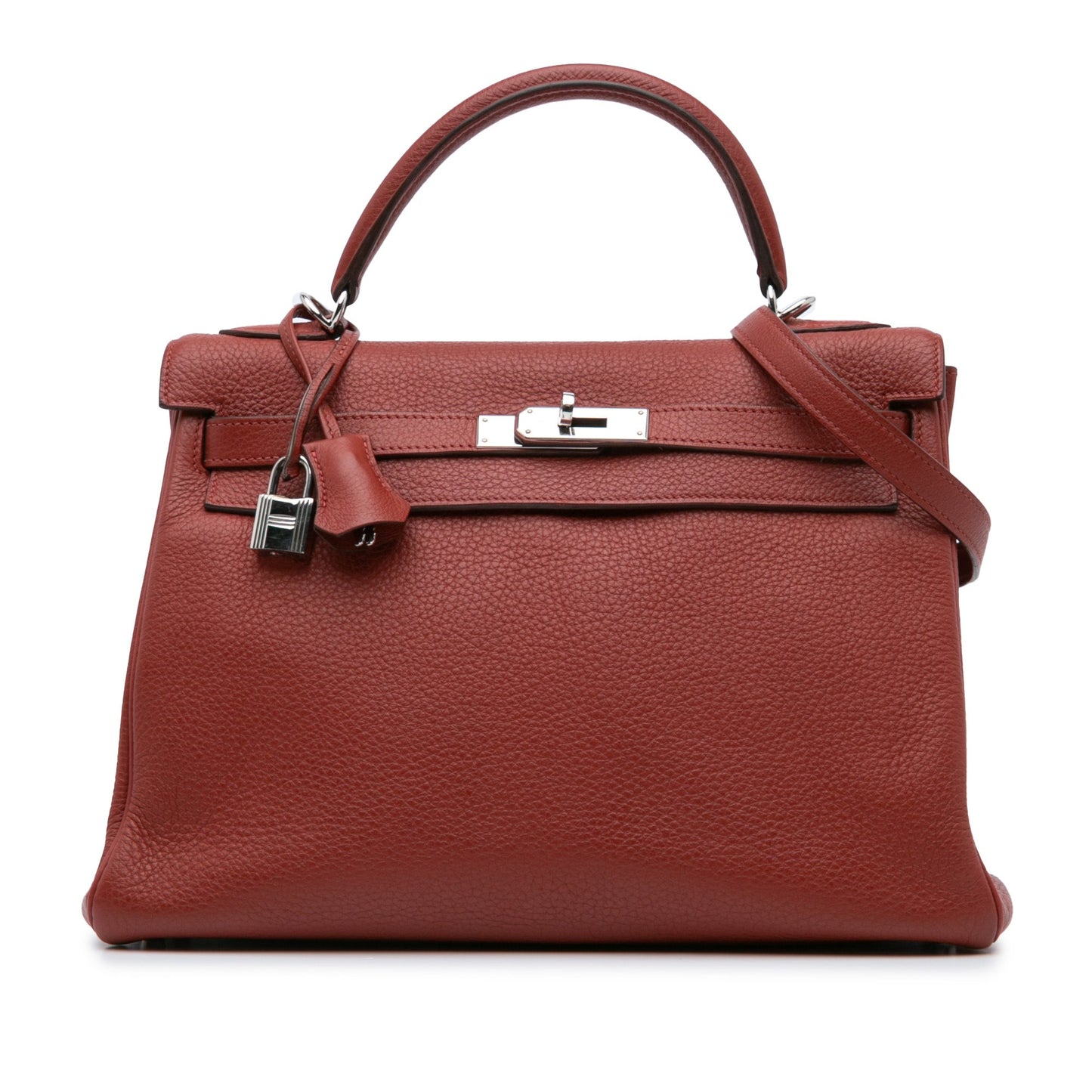 Hermès Clemence Kelly II Retourne 32 Red