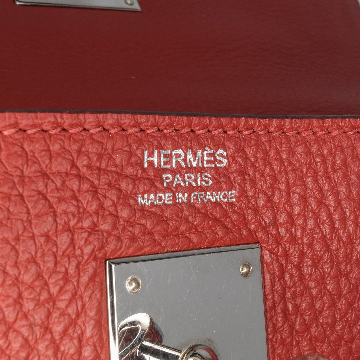 Hermès Clemence Kelly II Retourne 32 Red