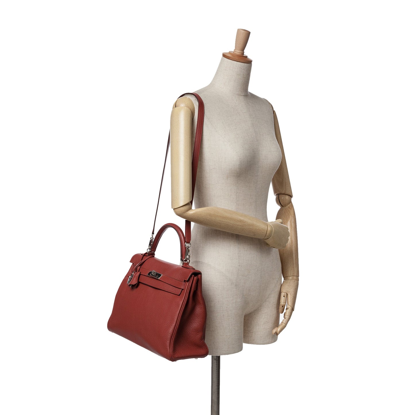 Hermès Clemence Kelly II Retourne 32 Red