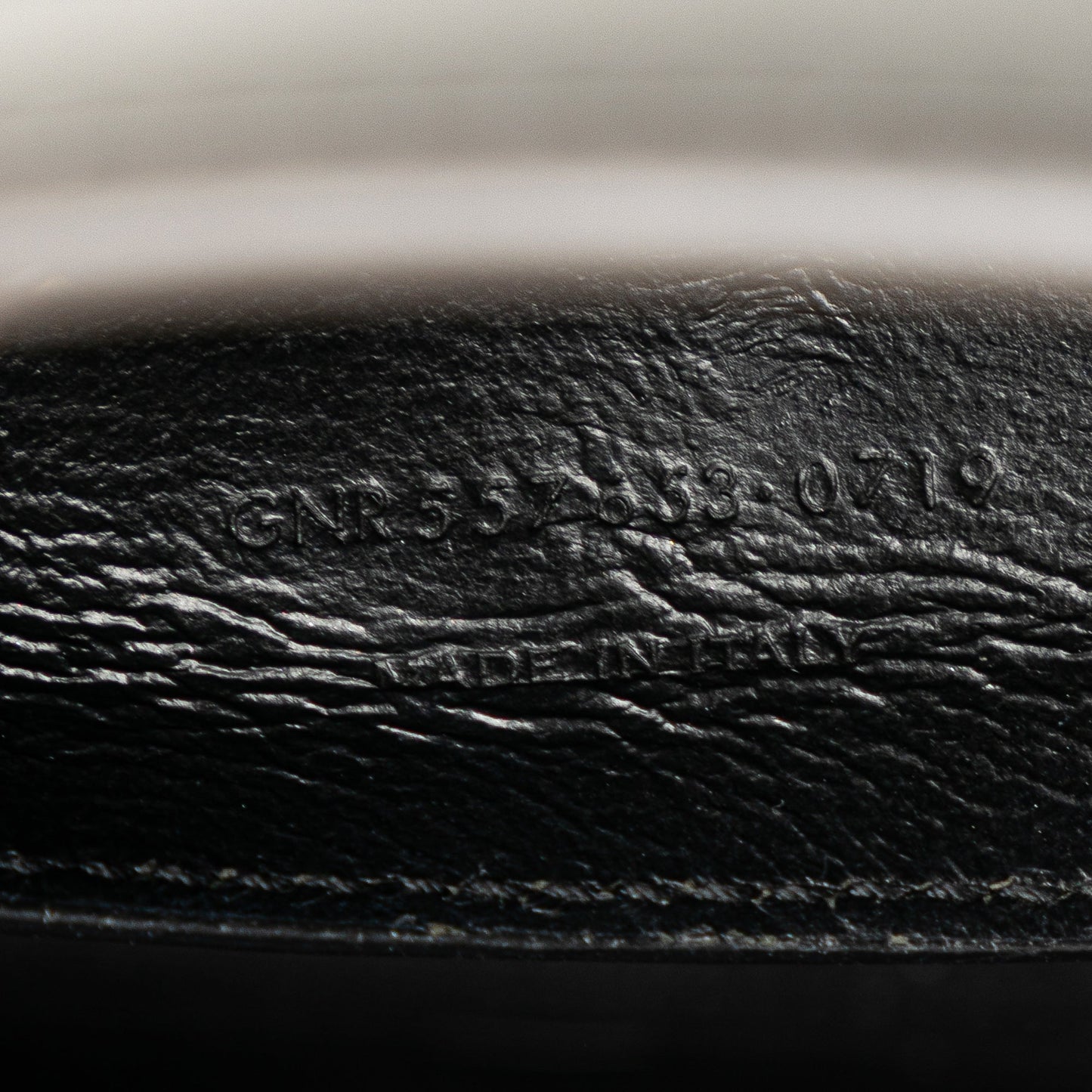 Saint Laurent Medium Leather Monogram Uptown Satchel Gray