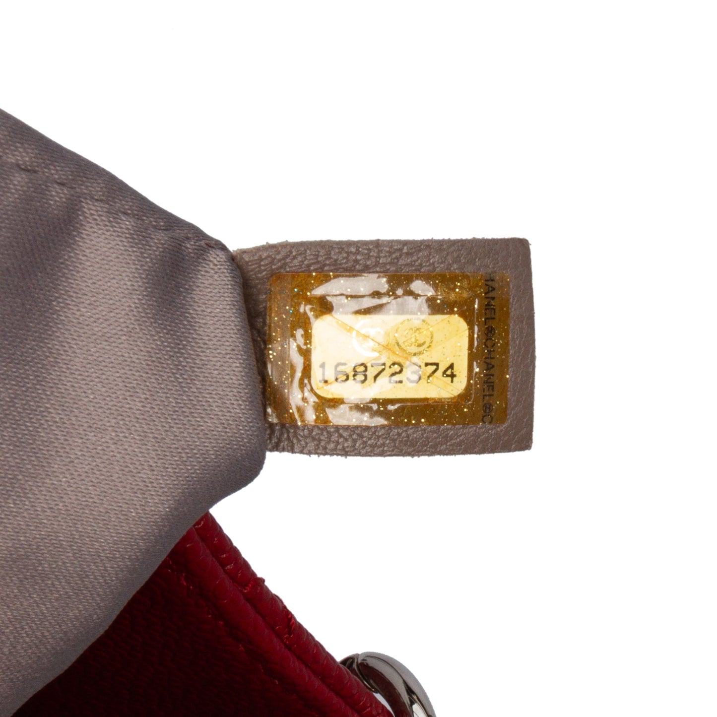 Chanel Caviar Vertical Grand Shopping Tote Red