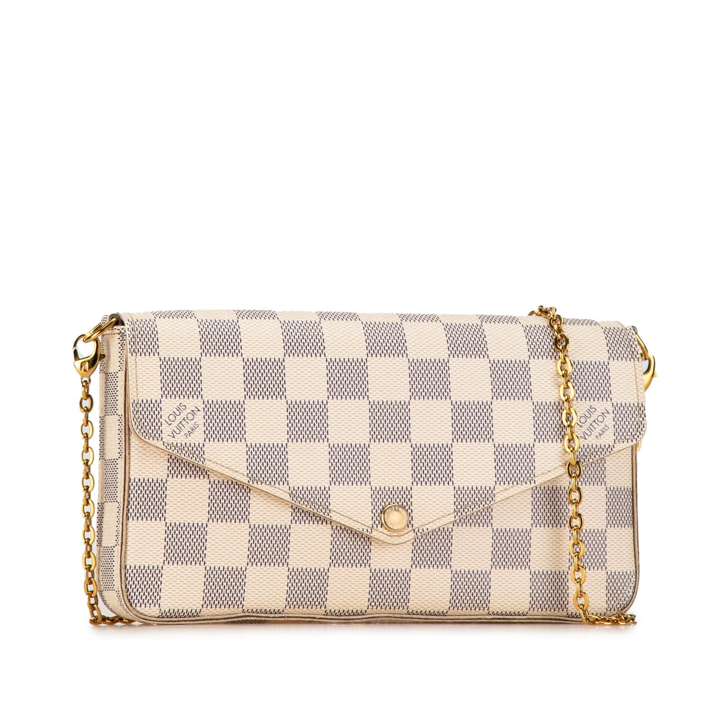 Louis Vuitton Damier Azur Pochette Felicie White