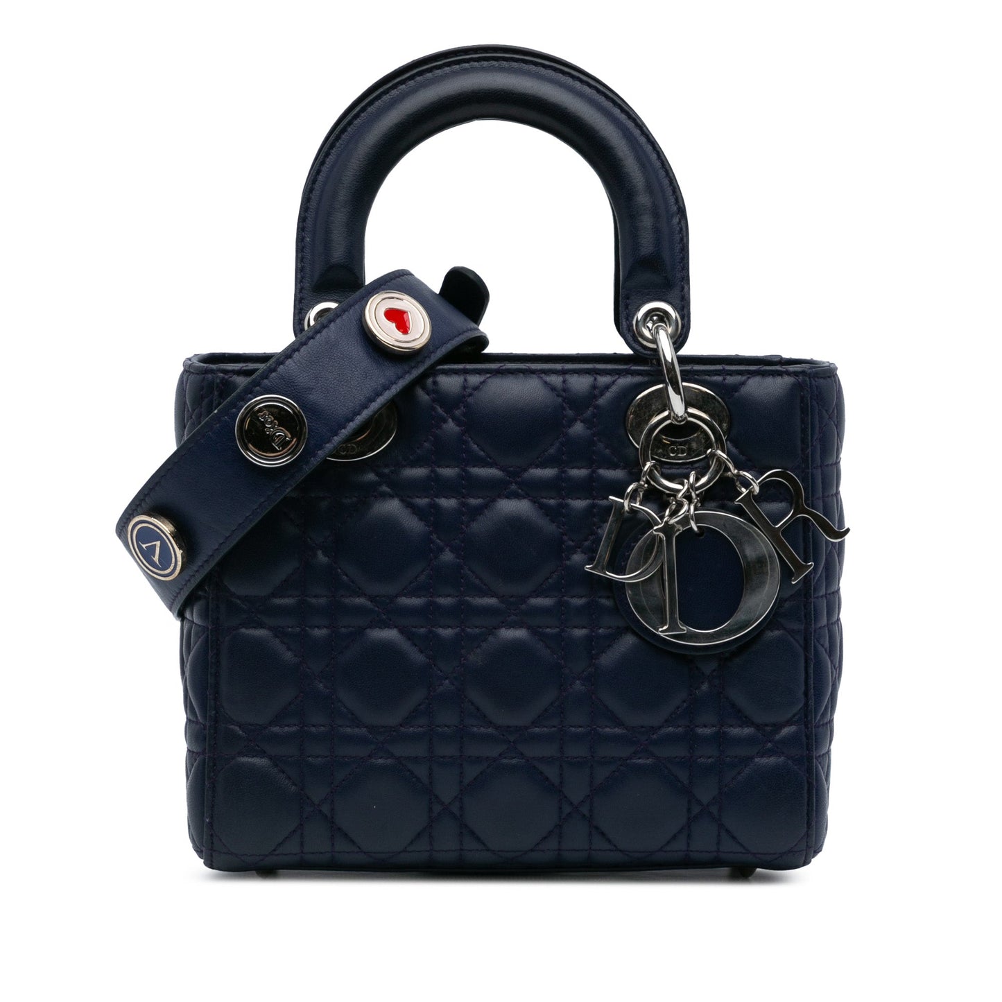 Dior Small Lambskin Cannage My ABCDior Lady Dior Blue