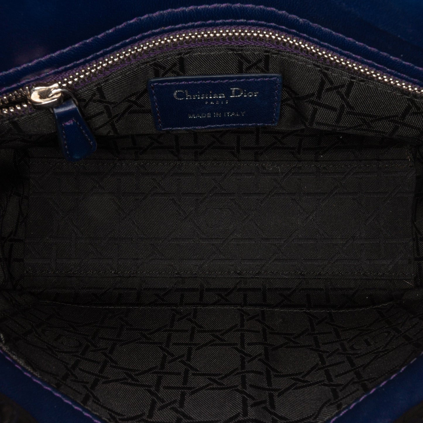 Dior Small Lambskin Cannage My ABCDior Lady Dior Blue