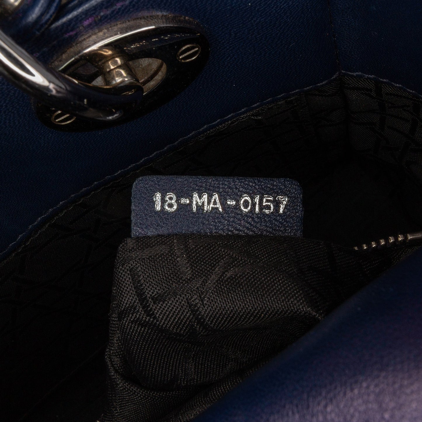 Dior Small Lambskin Cannage My ABCDior Lady Dior Blue