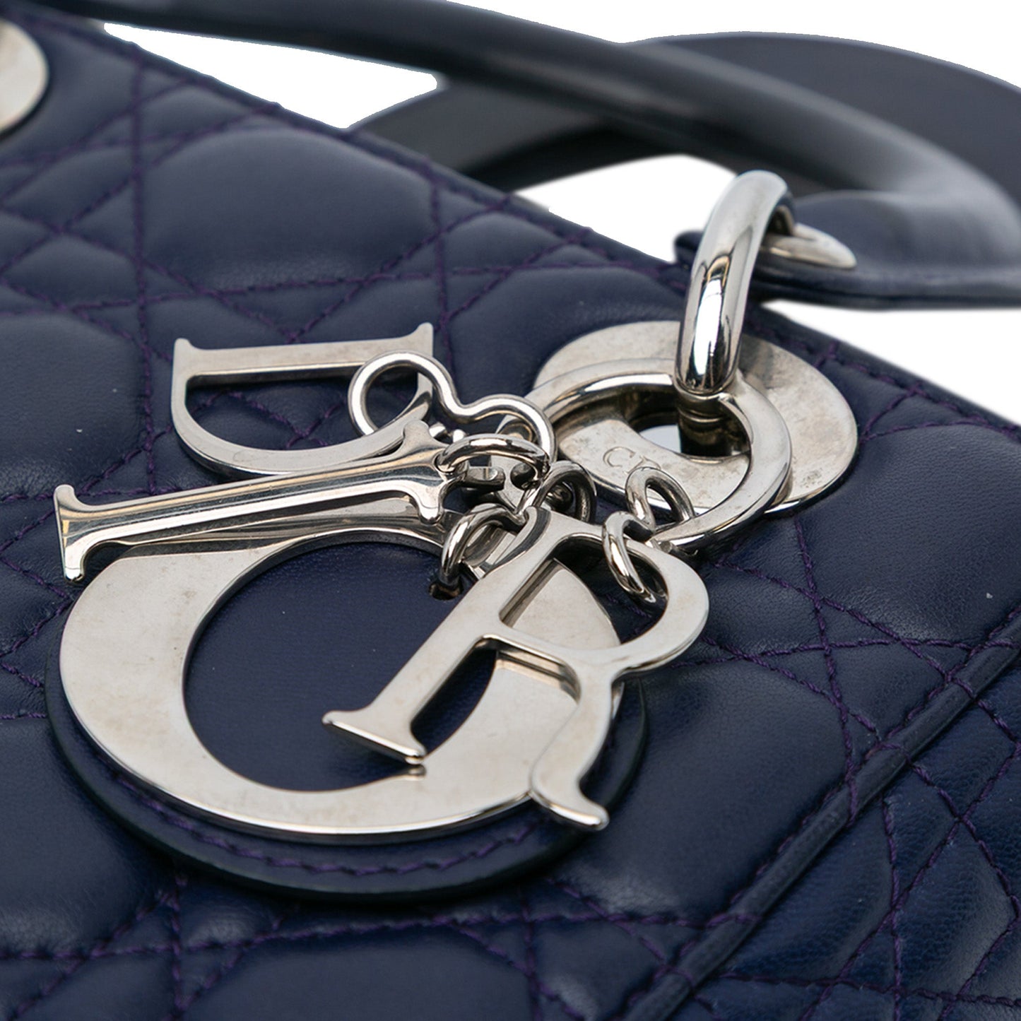 Dior Small Lambskin Cannage My ABCDior Lady Dior Blue