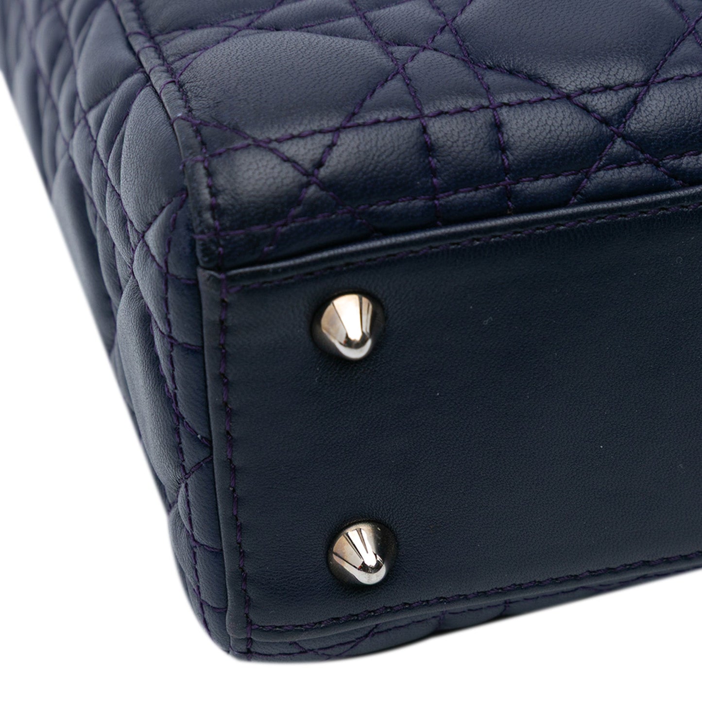 Dior Small Lambskin Cannage My ABCDior Lady Dior Blue