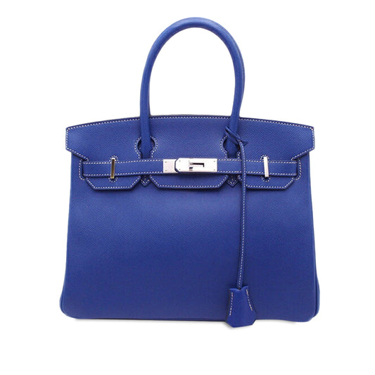 Hermès Epsom Candy Birkin Retourne 30 Blue