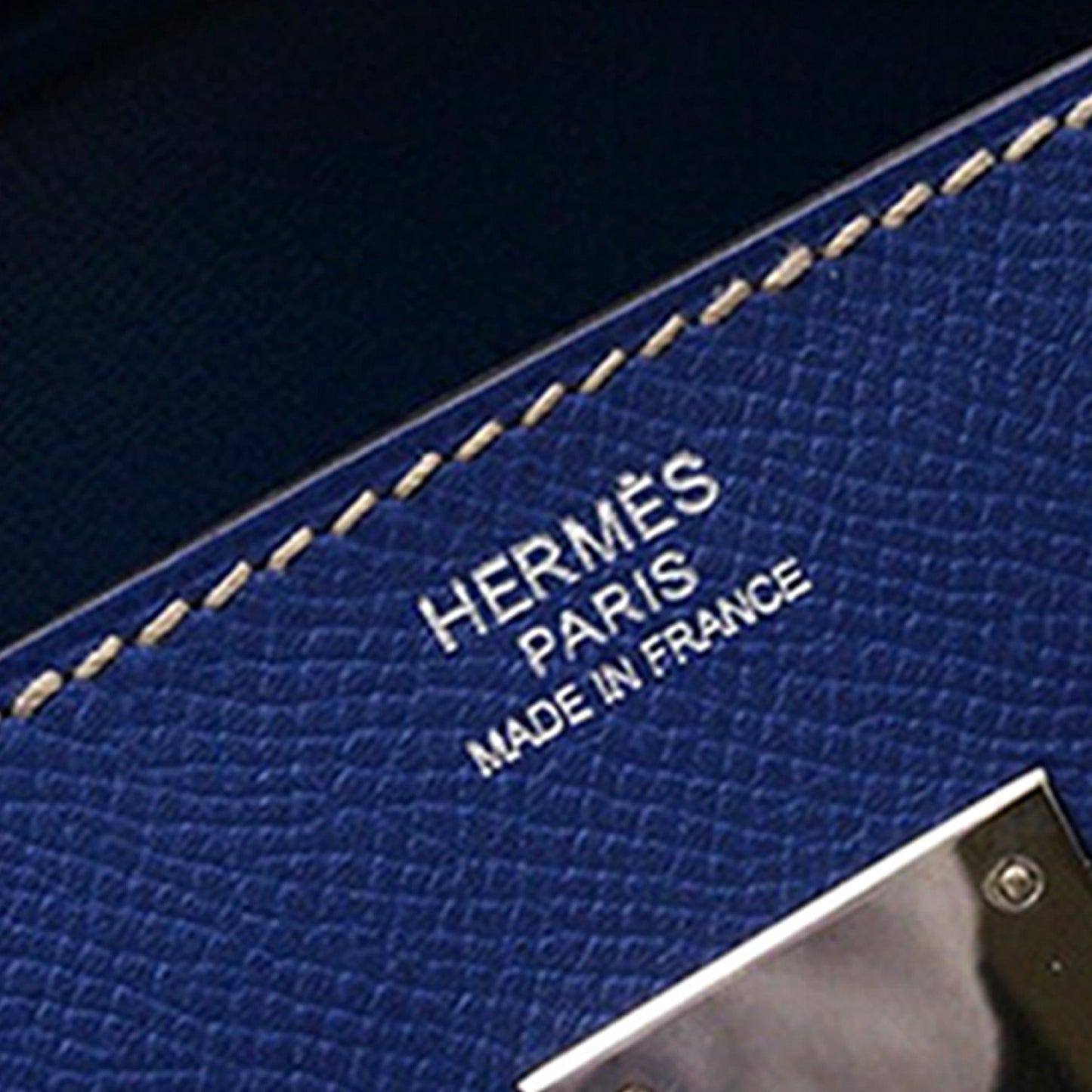 Hermès Epsom Candy Birkin Retourne 30 Blue