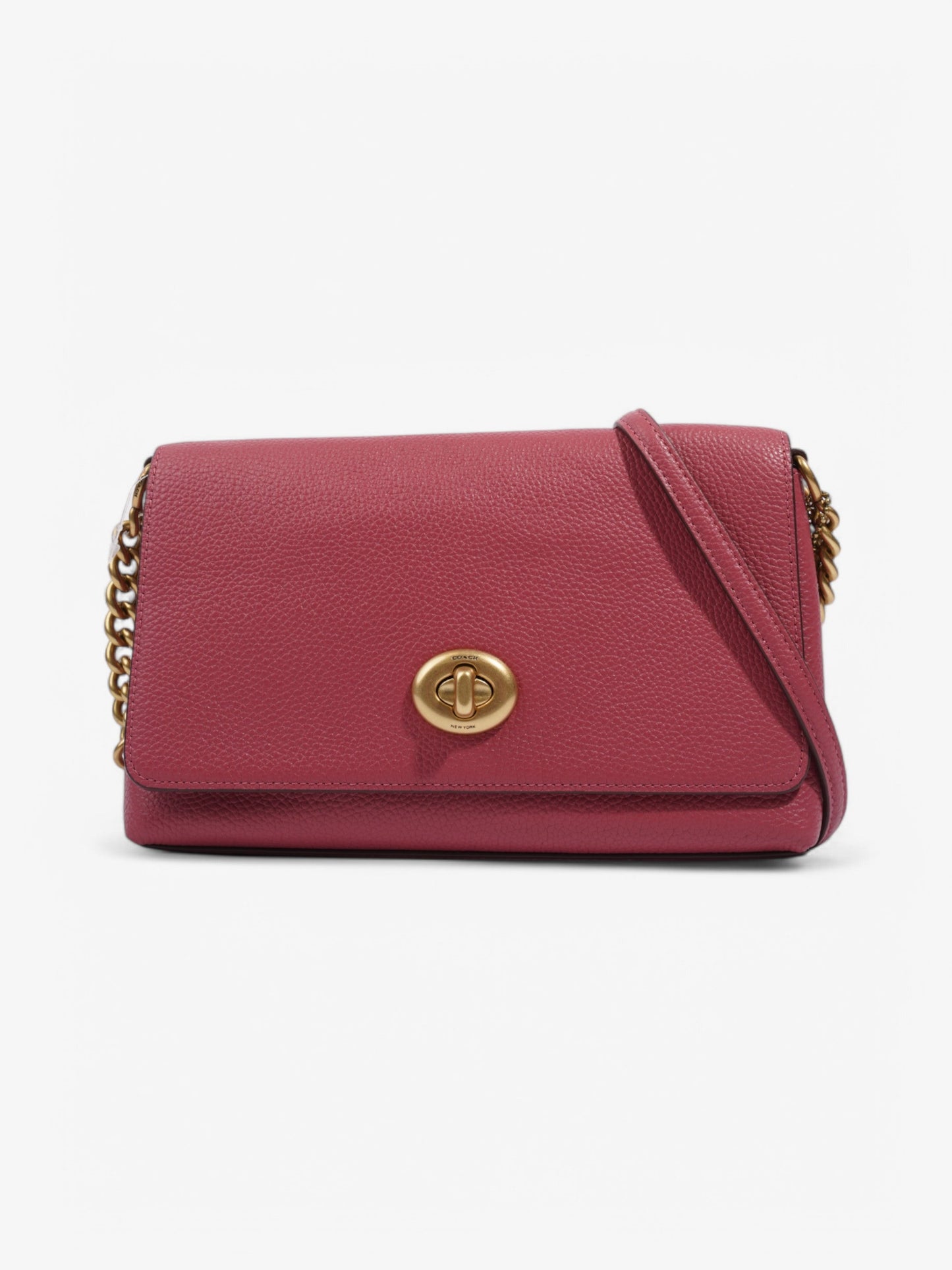 Coach Crossbody Bag Raspberry Leather