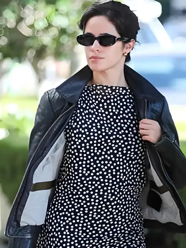 Camila Cabello Los Angeles Black Jacket