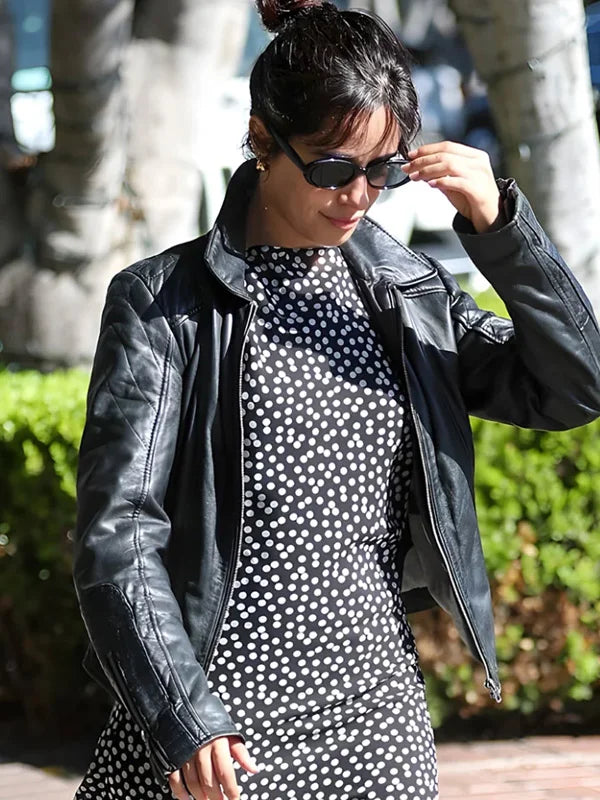 Camila Cabello Los Angeles Black Jacket