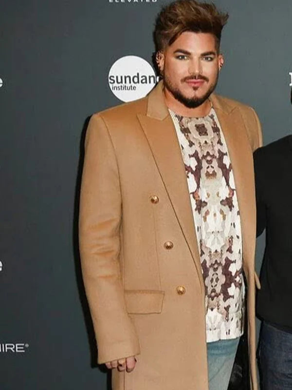 Fairyland Premiere 2023 Adam Lambert Brown Coat