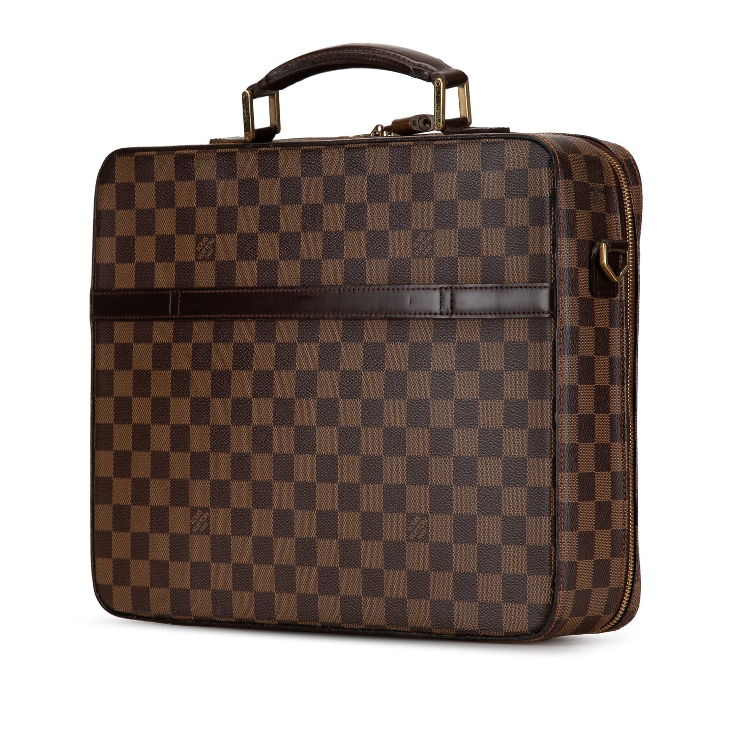 Louis Vuitton Damier Ebene Porte Ordinateur Sabana Brown
