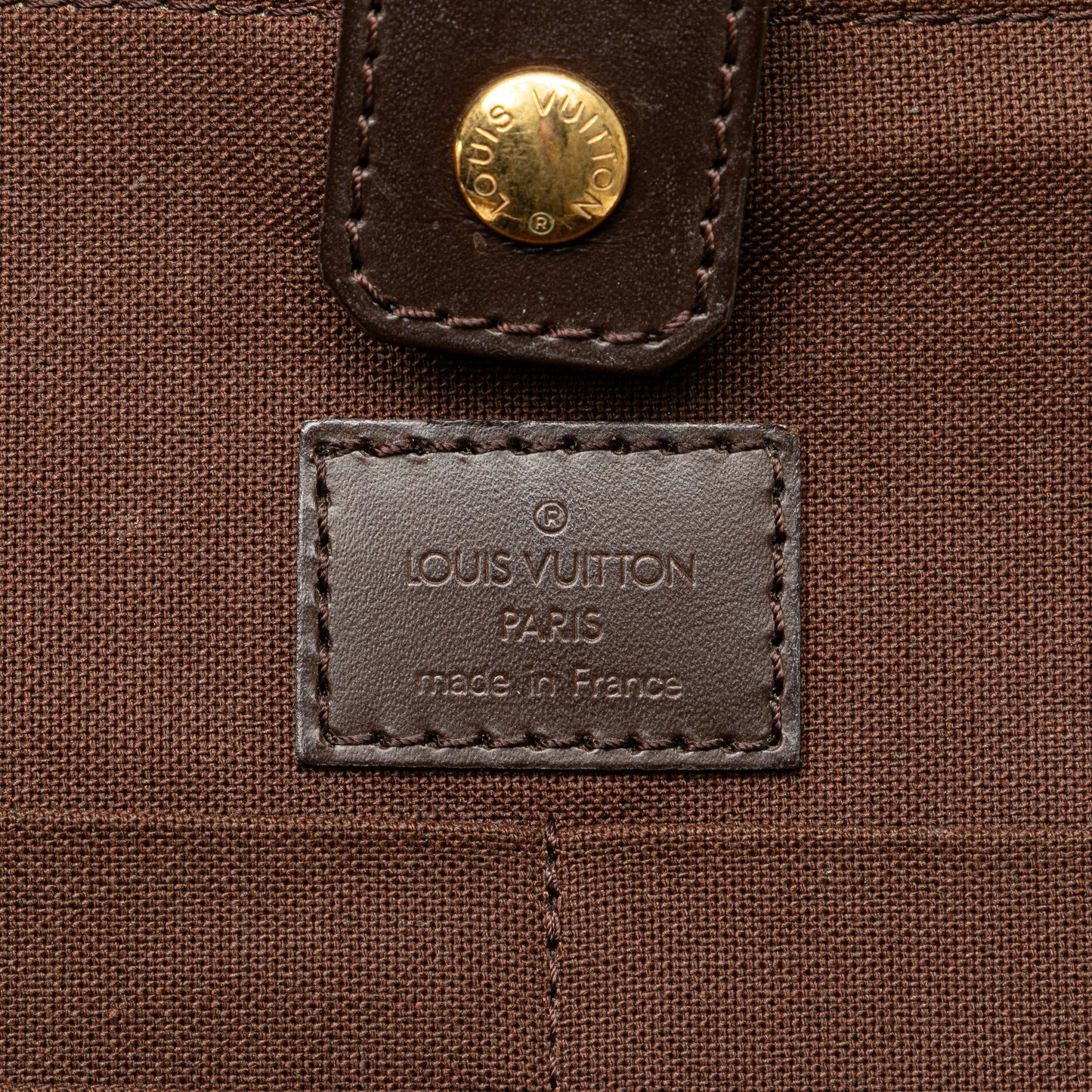 Louis Vuitton Damier Ebene Porte Ordinateur Sabana Brown