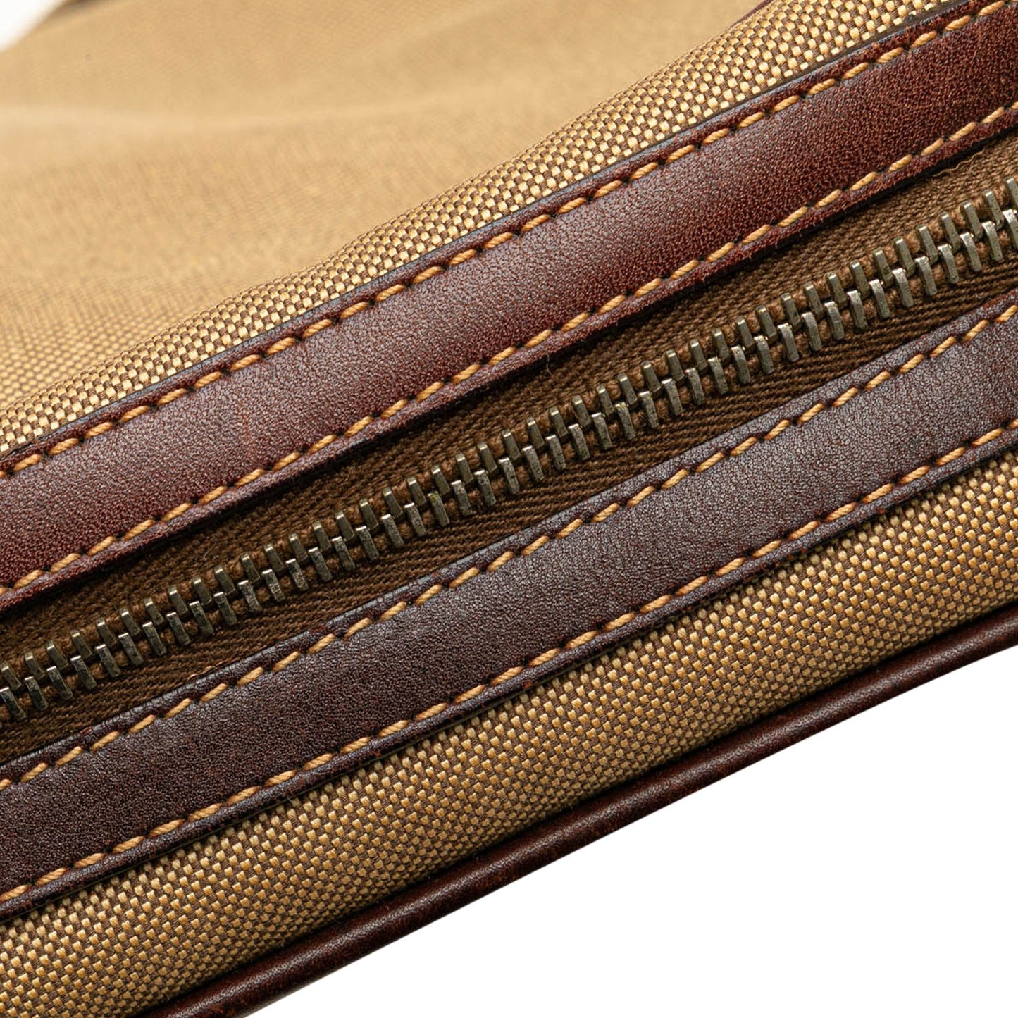 Prada Canvas Canapa Logo Crossbody Brown