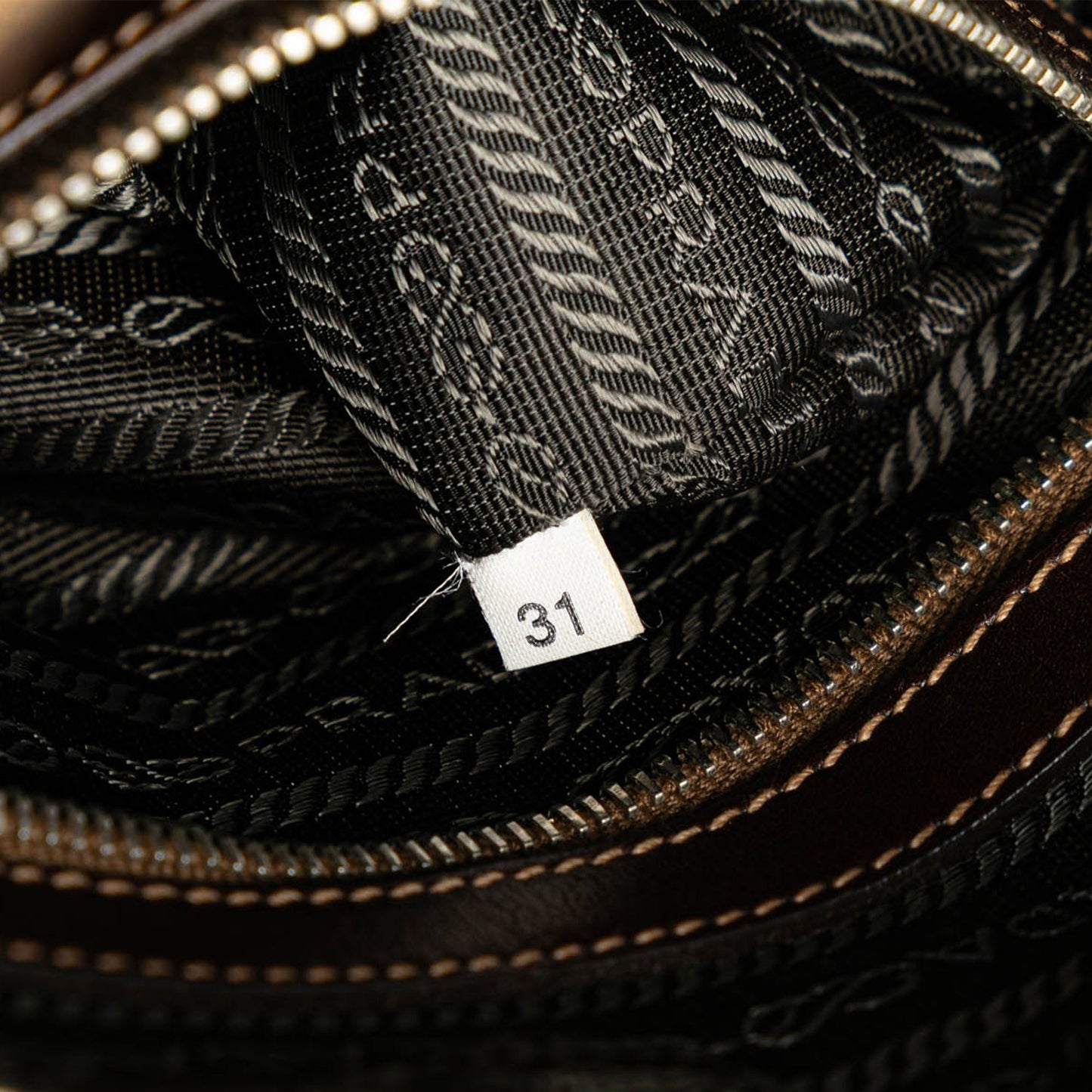 Prada Canvas Canapa Logo Crossbody Brown